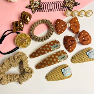 Brown Hair Accessory Set