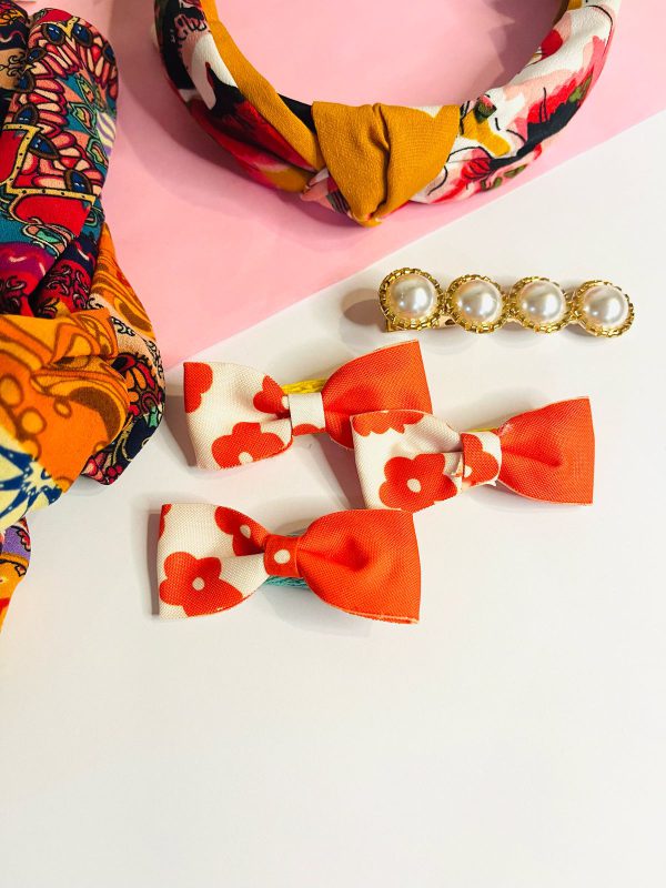 Orange Hair Accessory Set - Image 3