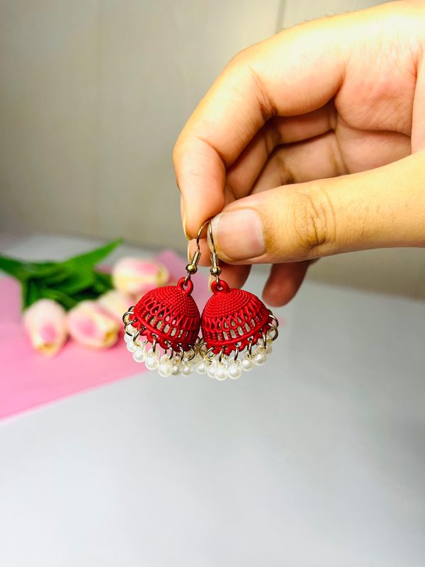 Matte Jhumki - 6 Colors - Image 3