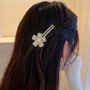 Crystal Bloom Hair Clip