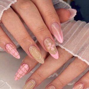 Floral Pink (Pre Glued)