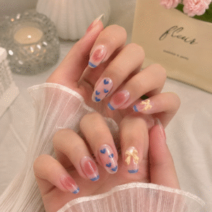 Blue Love Bow