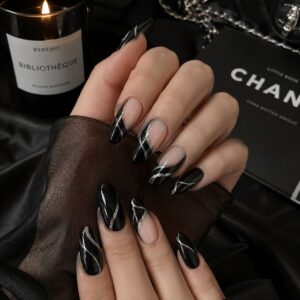 Midnight Silver Veil